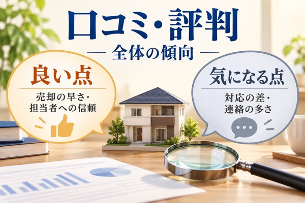 すみふの仲介ステップの口コミ・評判【全体の傾向】