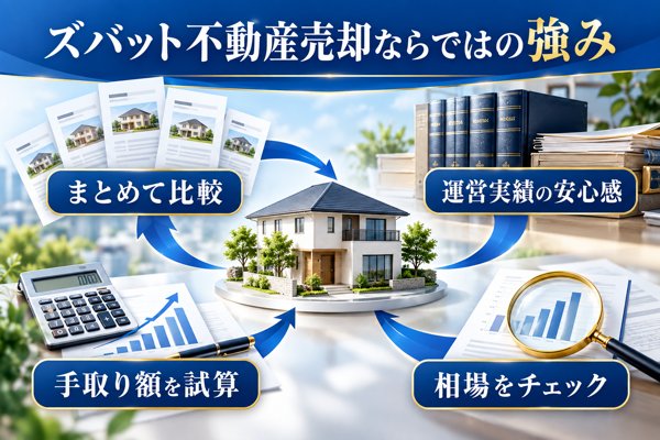 ズバット不動産売却ならではの強み