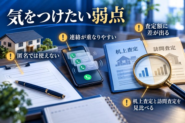 ズバット不動産売却で気をつけたい弱点