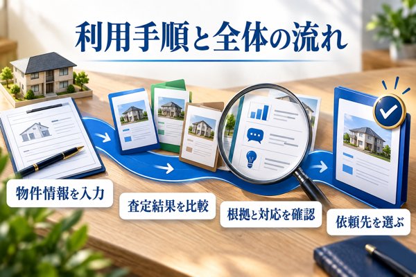 ズバット不動産売却の利用手順と全体の流れ