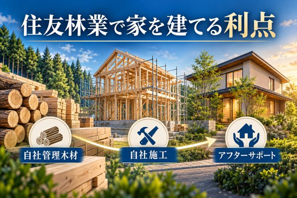 住友林業で家を建てる利点