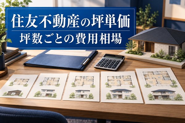 住友不動産の坪単価約90万円|坪数ごとの費用相場
