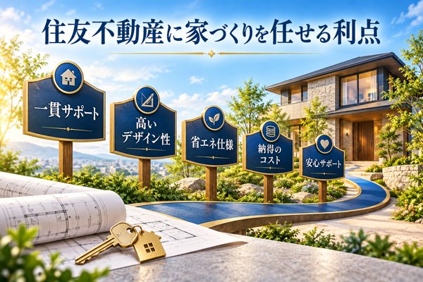 住友不動産に家づくりを任せる利点