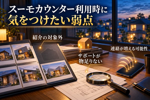 スーモカウンター利用時に気をつけたい弱点