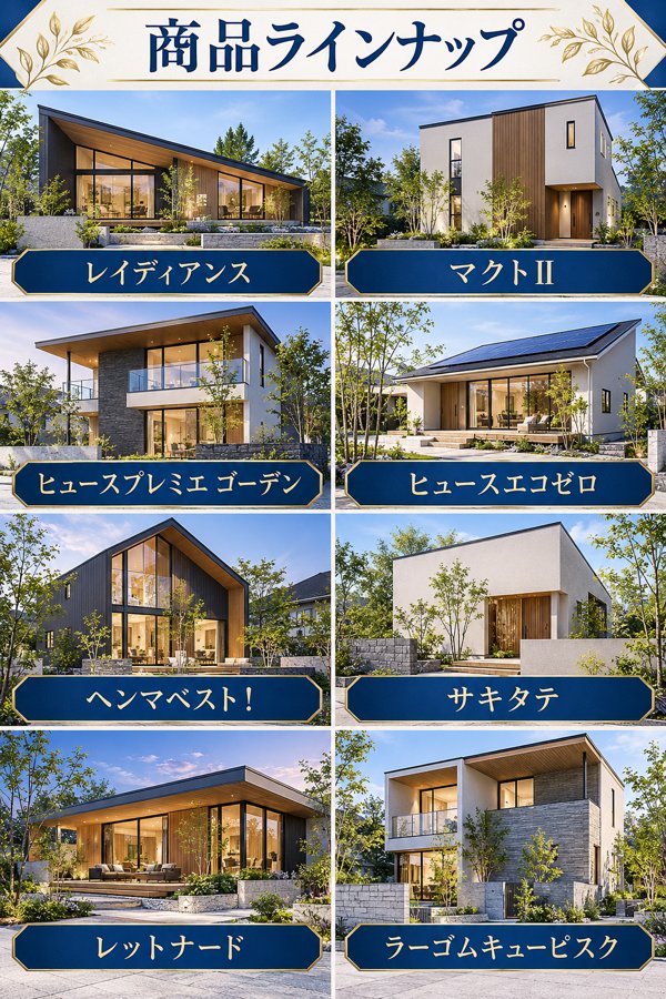 スウェーデンハウスで選べる代表的な商品と各モデルの持ち味