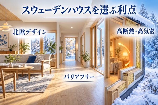 スウェーデンハウスを選ぶ利点