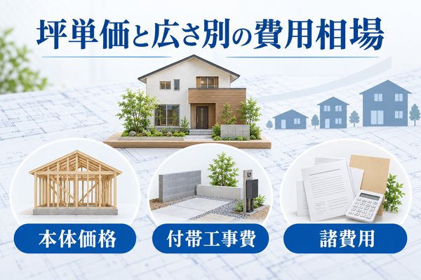 タマホームの坪単価の目安58~70万円と広さ別の価格相場