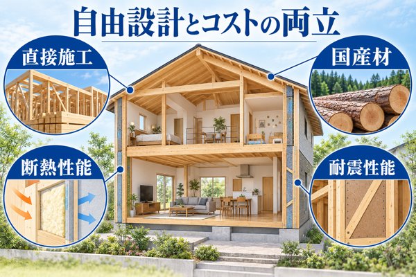 地域ごとの自由設計とコストを抑えた家づくりに強みを持つタマホーム