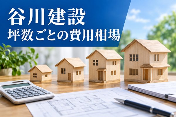 坪単価約87万円の谷川建設|坪数ごとの費用相場