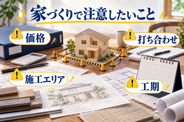 谷川建設の家づくりで注意したいデメリット