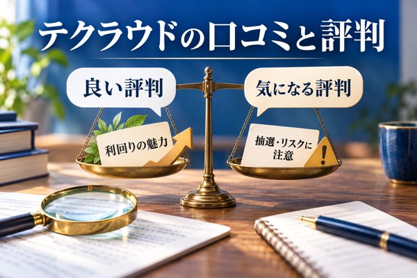 テクラウド(TECROWD)に寄せられた口コミと評判