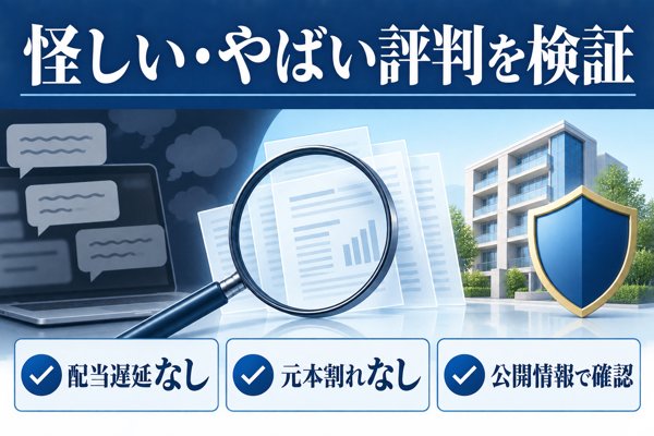 テクラウドの「怪しい・やばい」評判と配当遅延・元本割れゼロの実績