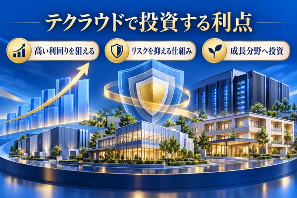 テクラウド(TECROWD)で投資する利点