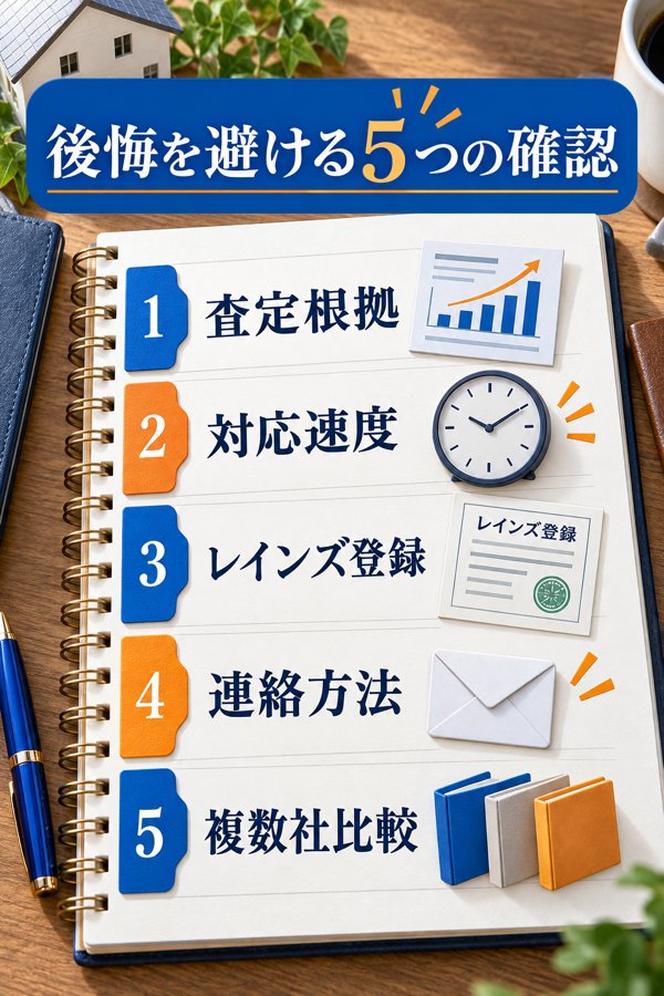 東急リバブルとの取引で後悔を避ける5つの確認ポイント