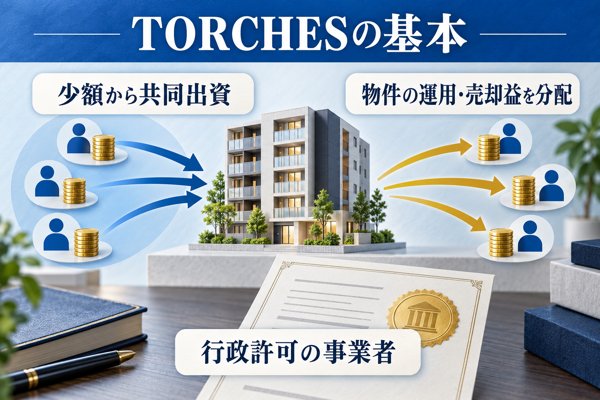 TORCHES(トーチーズ)の概要と不動産クラウドファンディングとしての基本データ