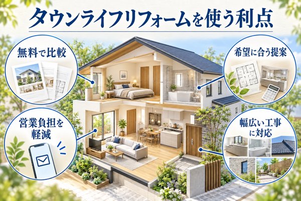タウンライフリフォームを使う利点