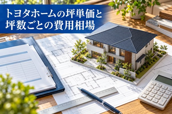 トヨタホームの坪単価91~99万円と坪数ごとの費用相場