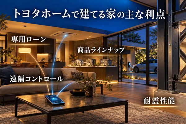 トヨタホームで建てる家の主な利点