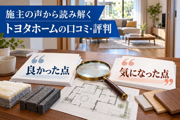 施主の声から読み解くトヨタホームの口コミ・評判