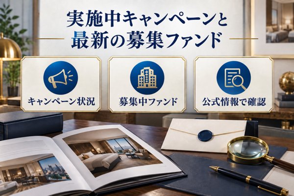 トリニティファンドの実施中キャンペーンと最新の募集ファンド