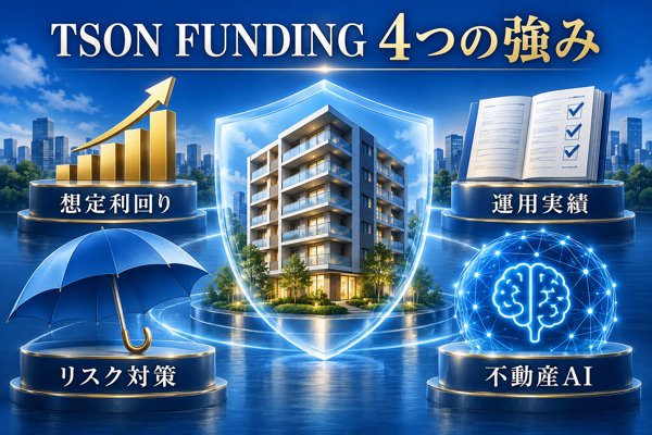 TSON FUNDINGが持つ4つの強み