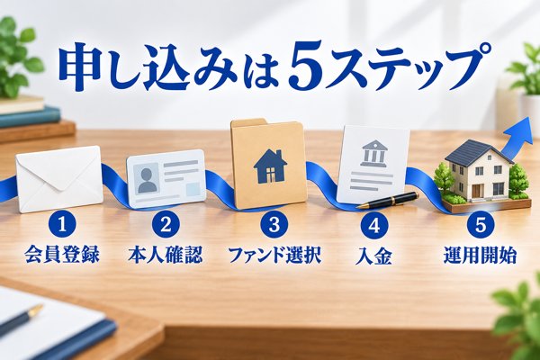 TSON FUNDINGの申し込み手順|5ステップの流れ