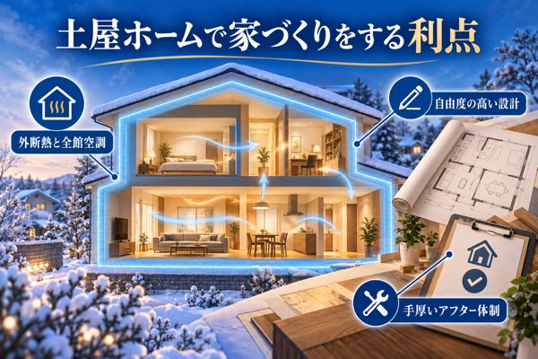 土屋ホームで家づくりをする利点