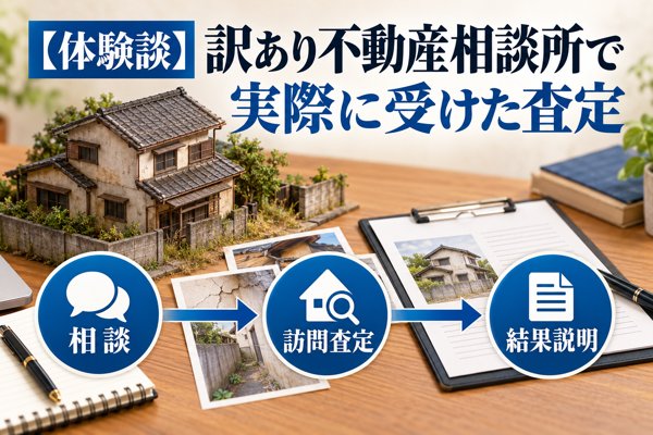 【体験談】訳あり不動産相談所で実際に受けた査定
