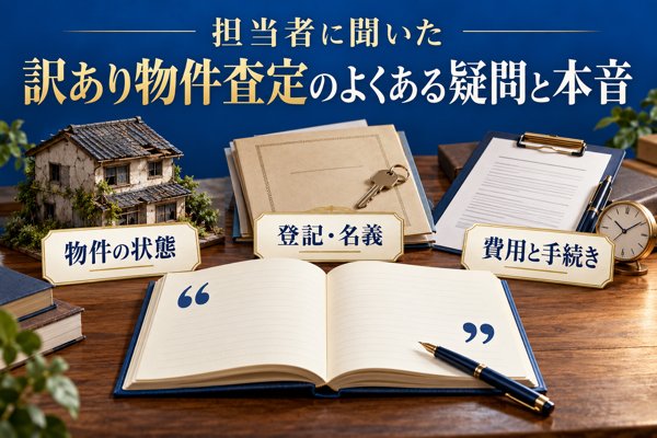 担当者に聞いた訳あり物件査定のよくある疑問と本音