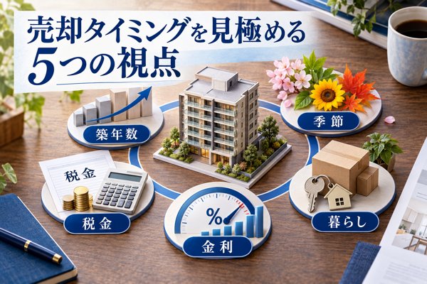 マンション売却のタイミングを見極める5つの視点
