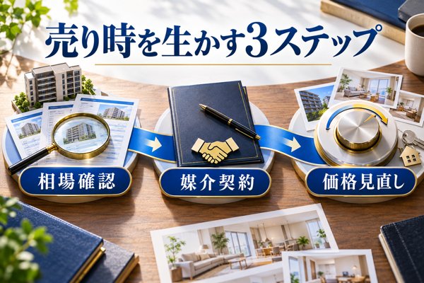 売り時を生かすための具体的な進め方