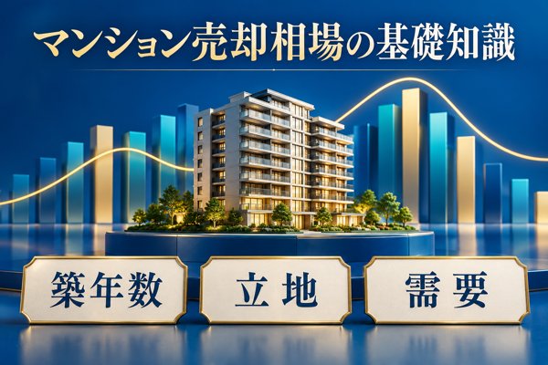 マンション売却相場の基礎知識|築年数・立地・需要による価格の動き