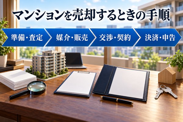 マンションを売却するときの手順