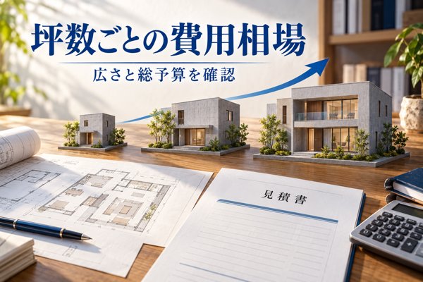 約104万円が目安となる百年住宅の坪単価|坪数ごとの費用相場
