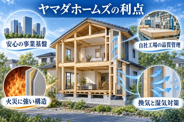 ヤマダホームズで家を建てる利点|評価されている理由