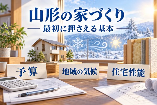 山形の注文住宅づくりに着手する前に押さえたい基本事項