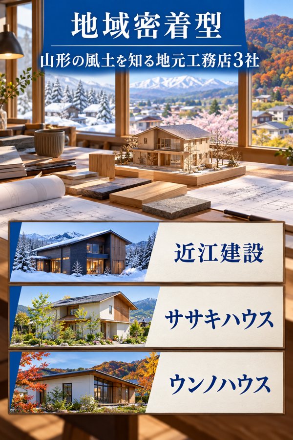【地域密着型】山形の風土を知る地元工務店3社