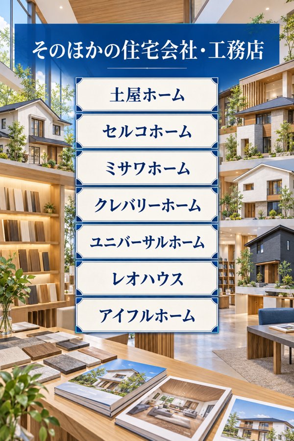 山形で検討できるそのほかの住宅会社・工務店