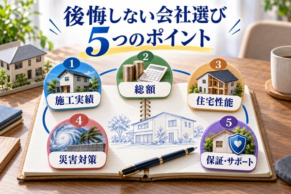 後悔を防ぐ!山口県で注文住宅会社を見極める5つのポイント