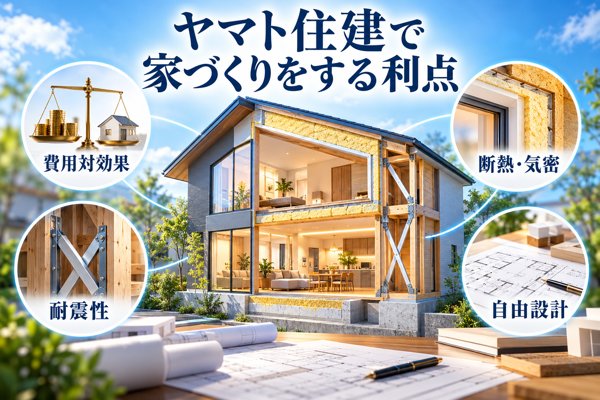ヤマト住建で家づくりをする利点