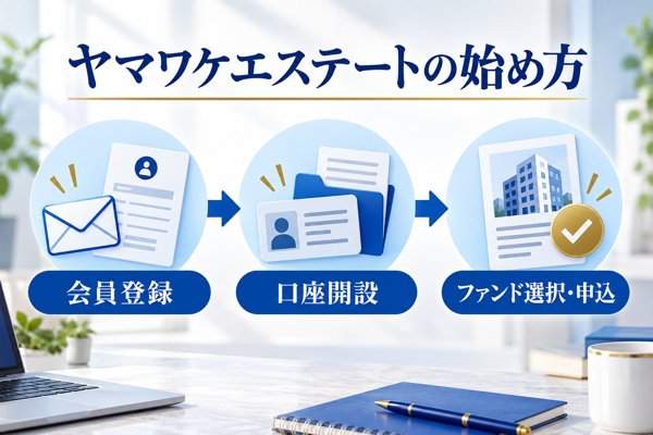ヤマワケエステートの始め方|会員登録から出資申込までの手順
