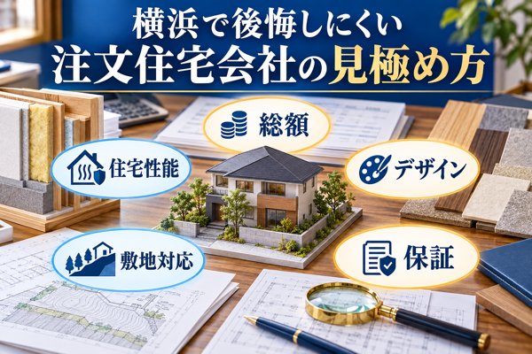 横浜で後悔しにくい注文住宅会社の見極め方