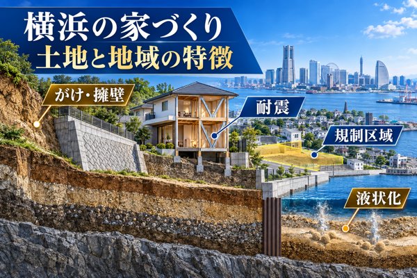 横浜の家づくりで事前に押さえたい土地と地域の特徴